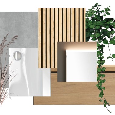 Moodboard pobjedničkog dizajna (© Bjerg Arkitektur)