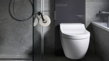 Sanitarni modul Geberit Monolith s tuš WC uređajem Geberit AquaClean Tuma