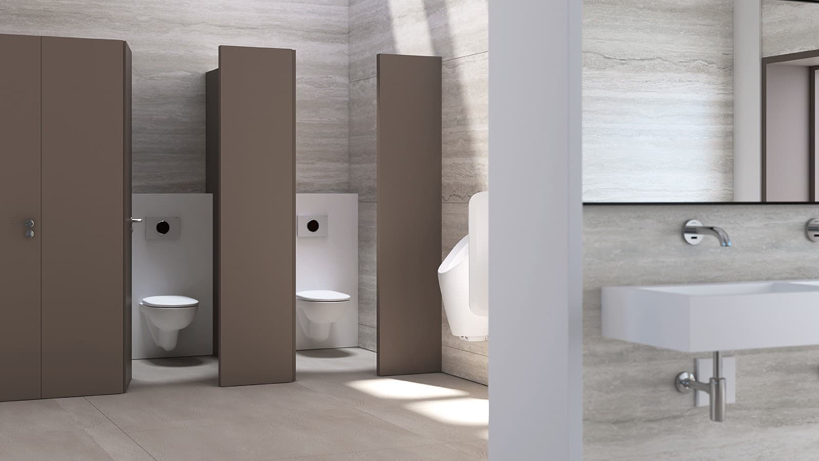 Javni WC s Geberit opremom Javni WC s Geberit opremom