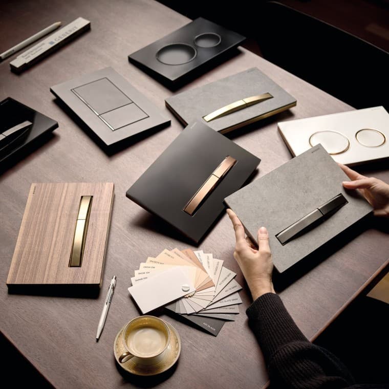 Širok raspon tipki za aktiviranje ispiranja tvrtke Geberit Širok raspon tipki za aktiviranje ispiranja tvrtke Geberit