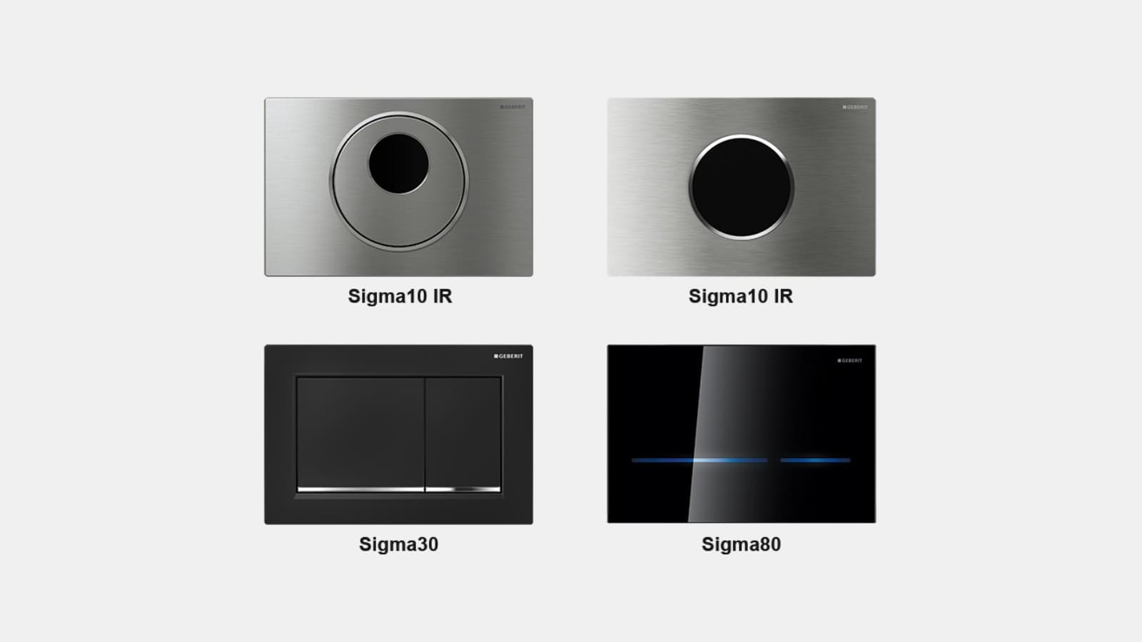 Elektroničke i mehaničke Geberit tipke za ispiranje Elektroničke i mehaničke Geberit tipke za ispiranje