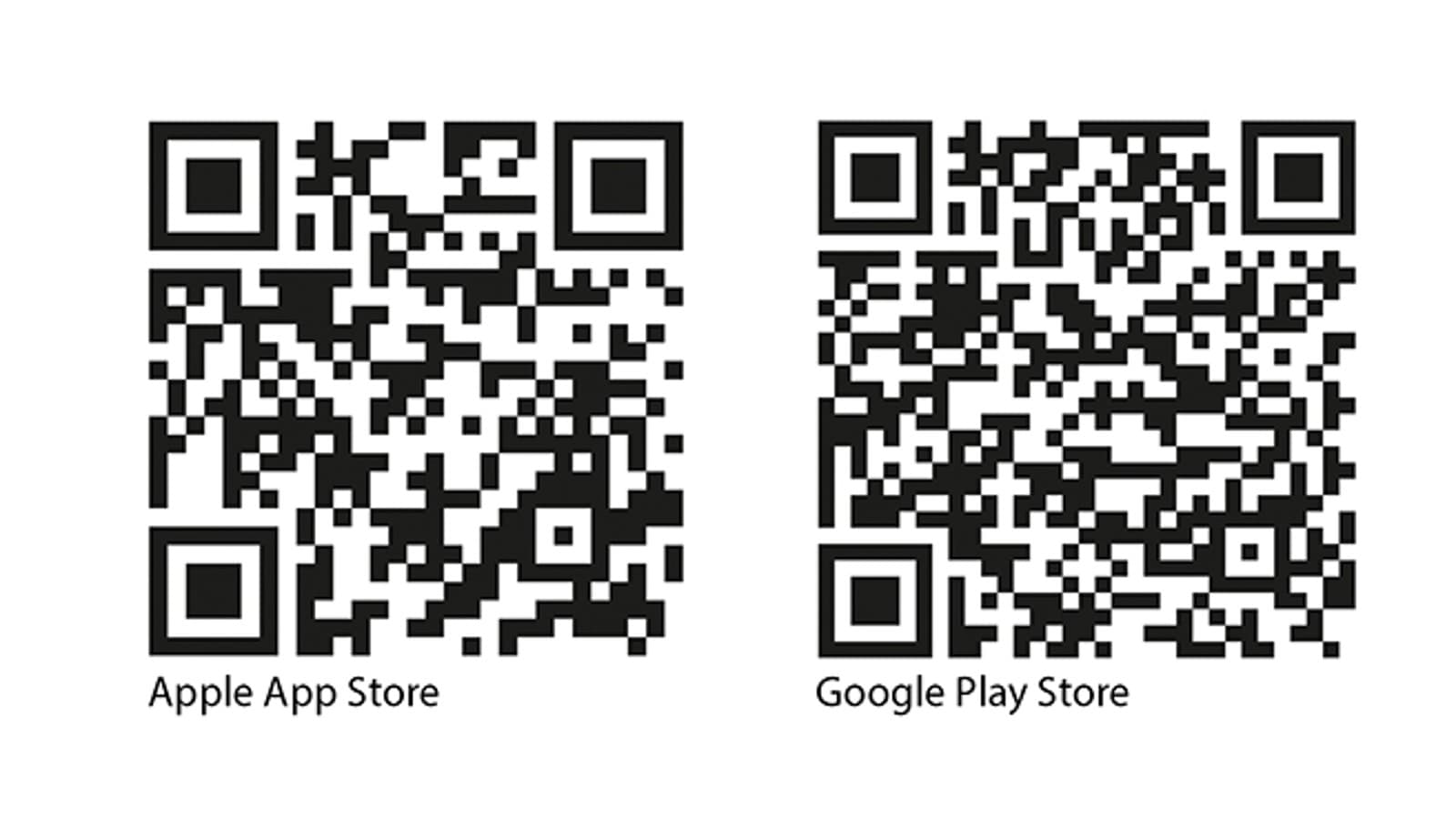 QR kodovi za preuzimanje aplikacije na iOS i Android QR kodovi za preuzimanje aplikacije na iOS i Android