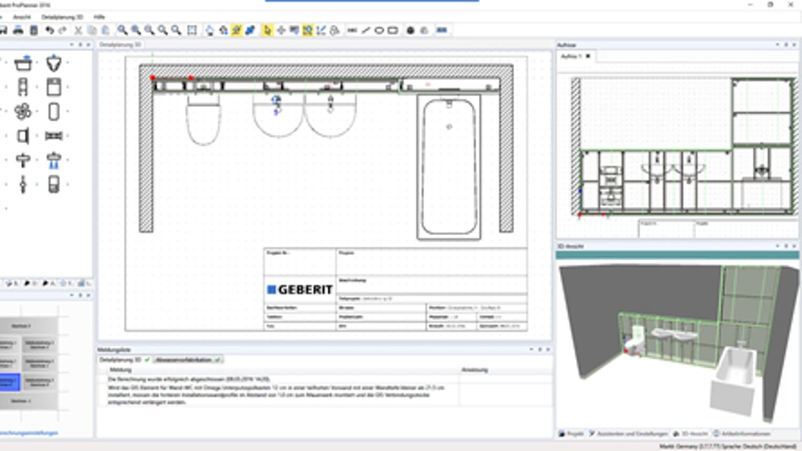 Detaljno 3D projektiranje s Geberit ProPlanner Detaljno 3D projektiranje s Geberit ProPlanner