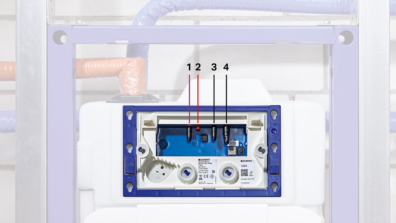 Ugradbeni vodokotlić s jedinicom za higijensko ispiranje HS30 (© Geberit) Ugradbeni vodokotlić s jedinicom za higijensko ispiranje HS30 (© Geberit)